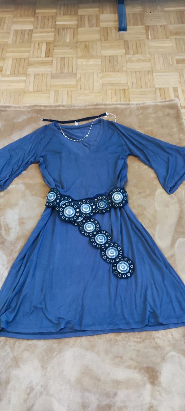 Vestiti: dunkelgraues Kleid – Usato da Rüti ZH venduto da Happynong 3