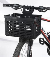 Faltbarer und abnehmbarer vorderer Fahrradkorb