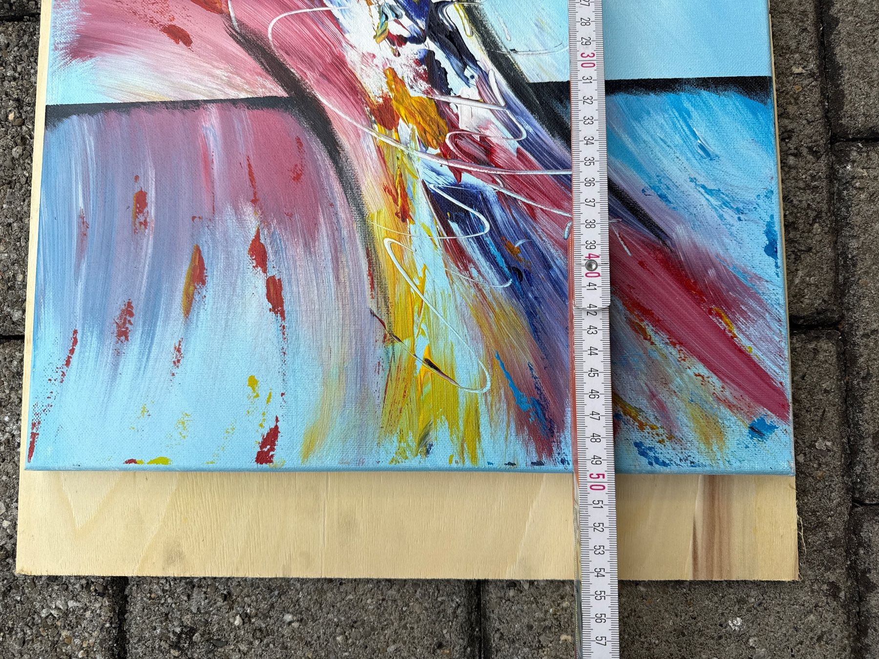 Dipinti: Abstraktes Acrylgemälde bunt – Usato da Hägendorf venduto da ram_qjv8 2