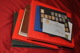 CH Sammlung ab Strubel in 5 Alben mit PP/PJ, Werbe u.s.w.