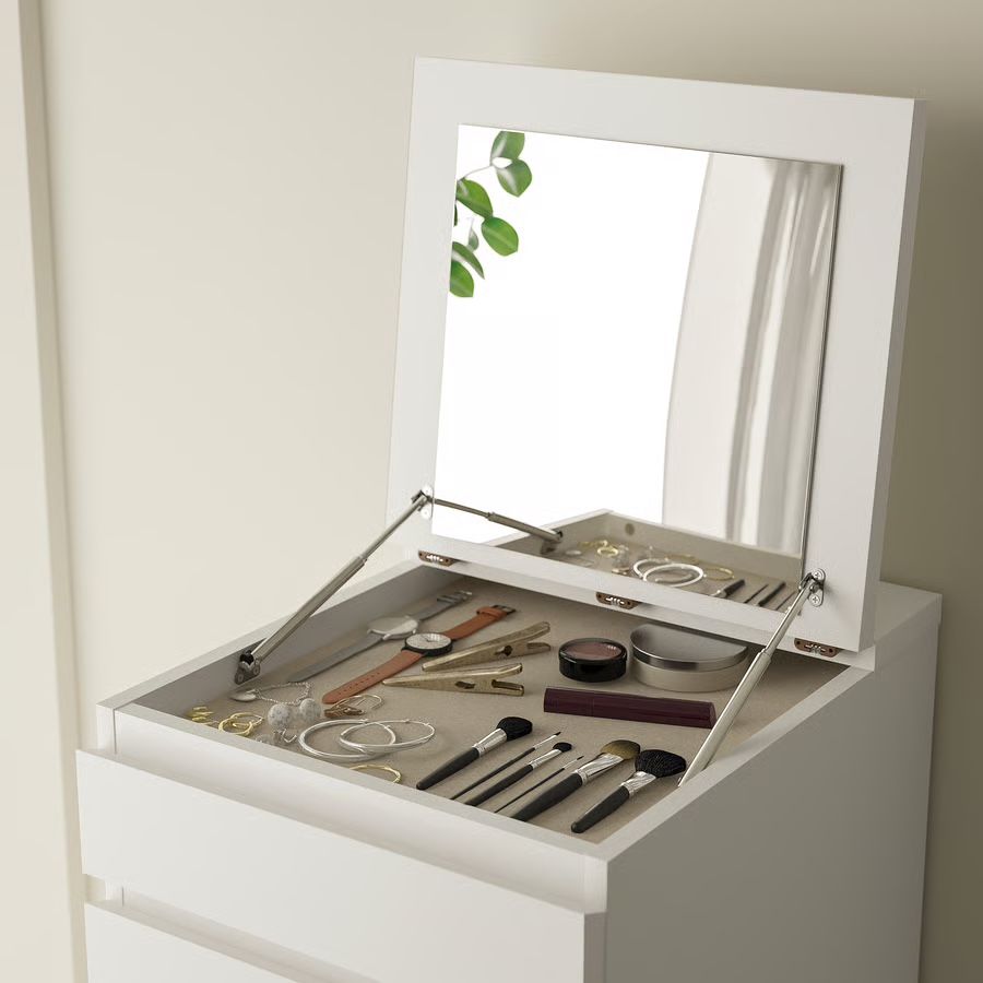 Ikea Kommoden: Malm Kommode mit Spiegel, weiss, günstig! – Gebraucht aus Zürich von Yucy22 2