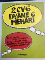 Citroën 2CV6 Dyane Mehari Prospekt 1978 1979 deutsch Schweiz