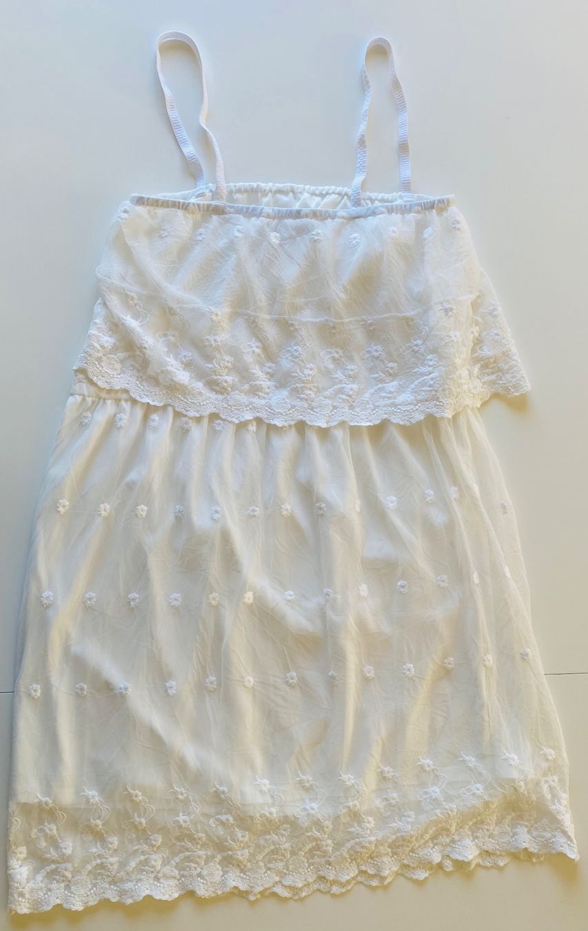 Tally Weijl Kleider: Robe blanche TW à  broderies t.M – Neu (gemäss Beschreibung) aus Peseux von Gilloss 1