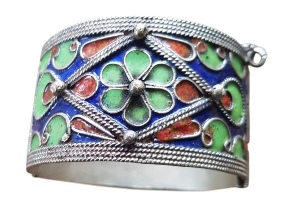 Bracciali & Braccialetti: Armreif Marokko Tuareg Cloisonné – Usato da Mörschwil venduto da antiksalon21 4