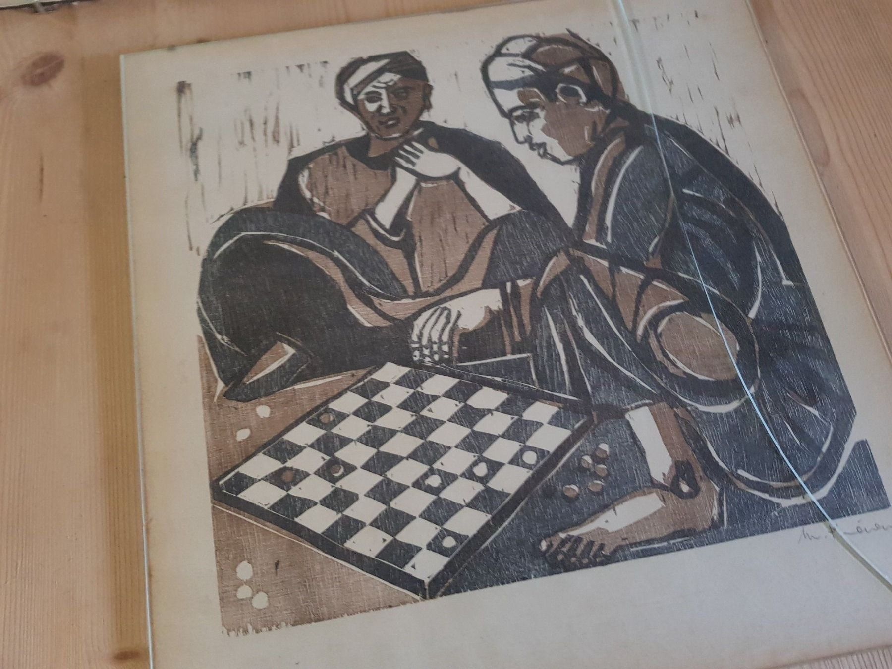 Xilografie: Martin Thönen Holzschnitt Bild Gemälde – Usato da Walterswil BE venduto da Lonitti 1