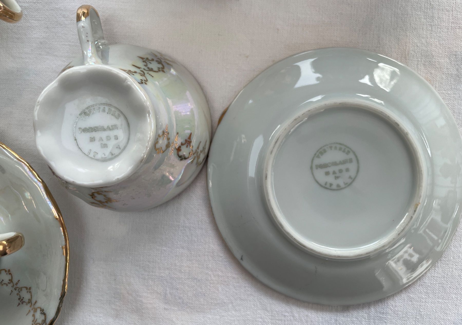 Tazze: Vintage Rokoko Mocca-set -13-teilig – Usato da Kleinlützel venduto da Schatzkiste_Laufen 2