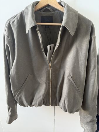 Zara Jacke, Khaki, neu, Gr. L
