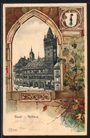 Passepartout-Lithographie Basel, Rathaus