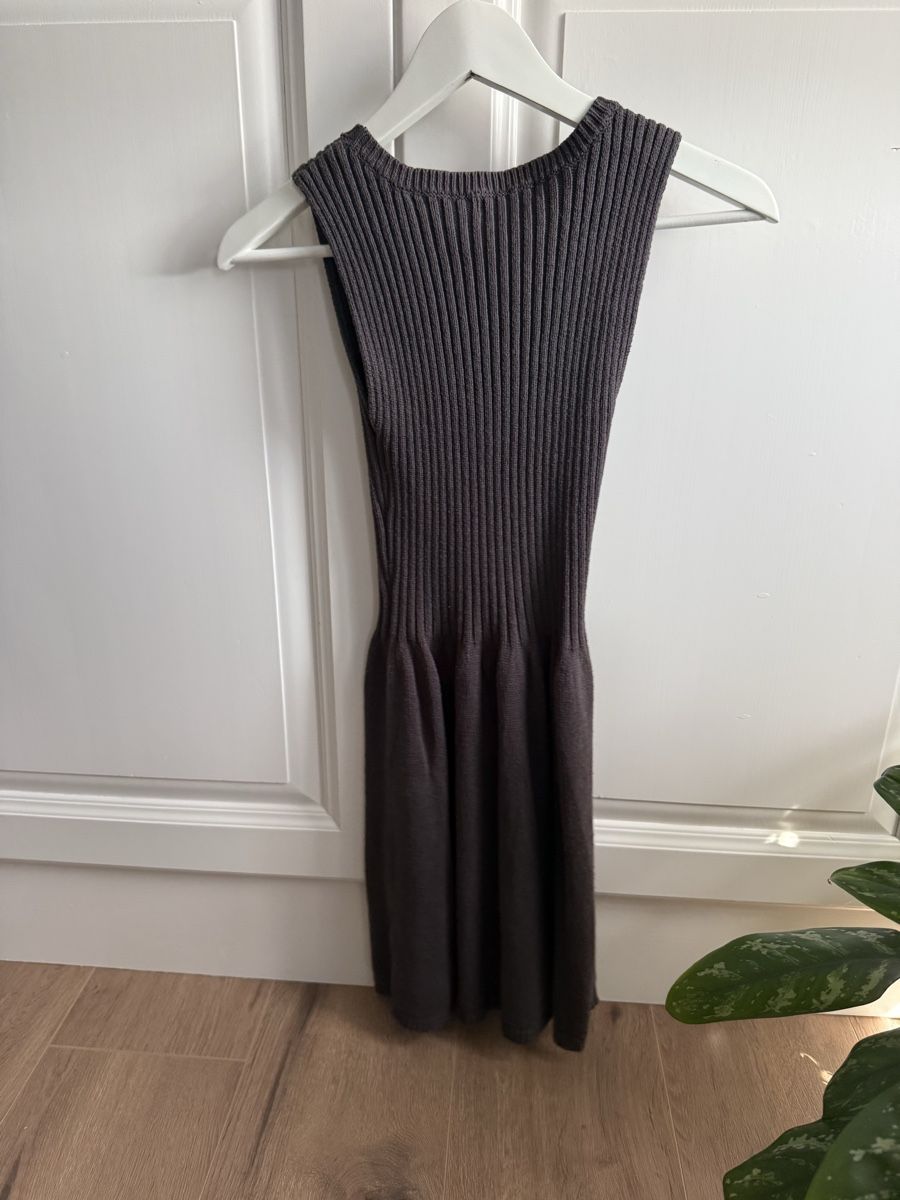 Vestiti: Rippkleid American Apparel Grau Groesse S – Usato da Kehrsatz venduto da Skoppa 3