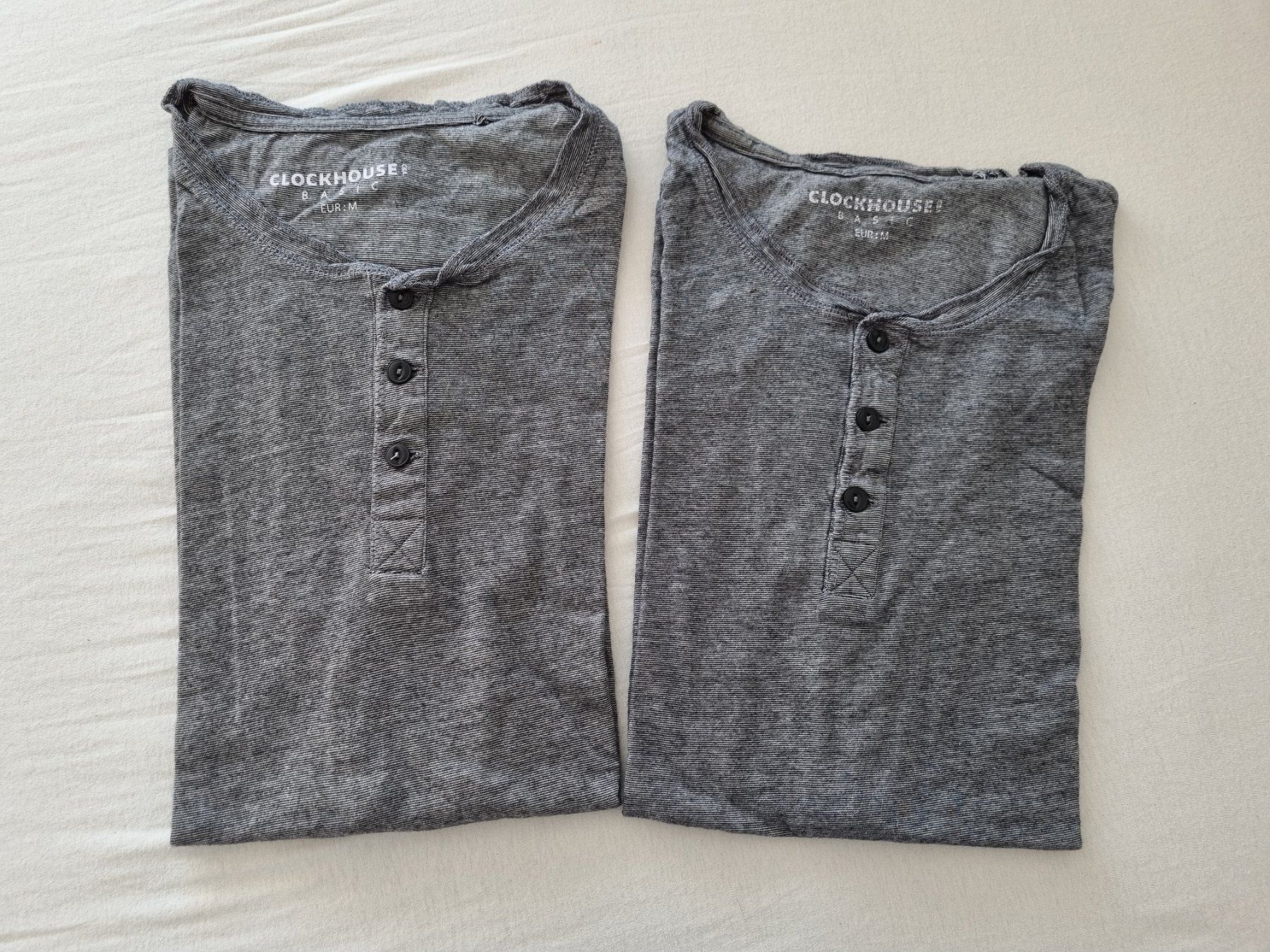 C&A T-shirt: Zwei T-Shirts "Clockhouse C&A" (Gr. M) – Usato da Gams venduto da tischi97
