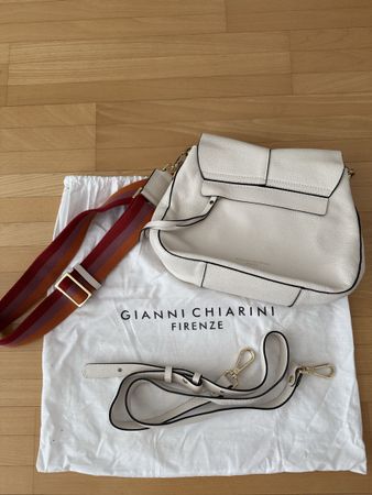 Weiss Leder Tasche
