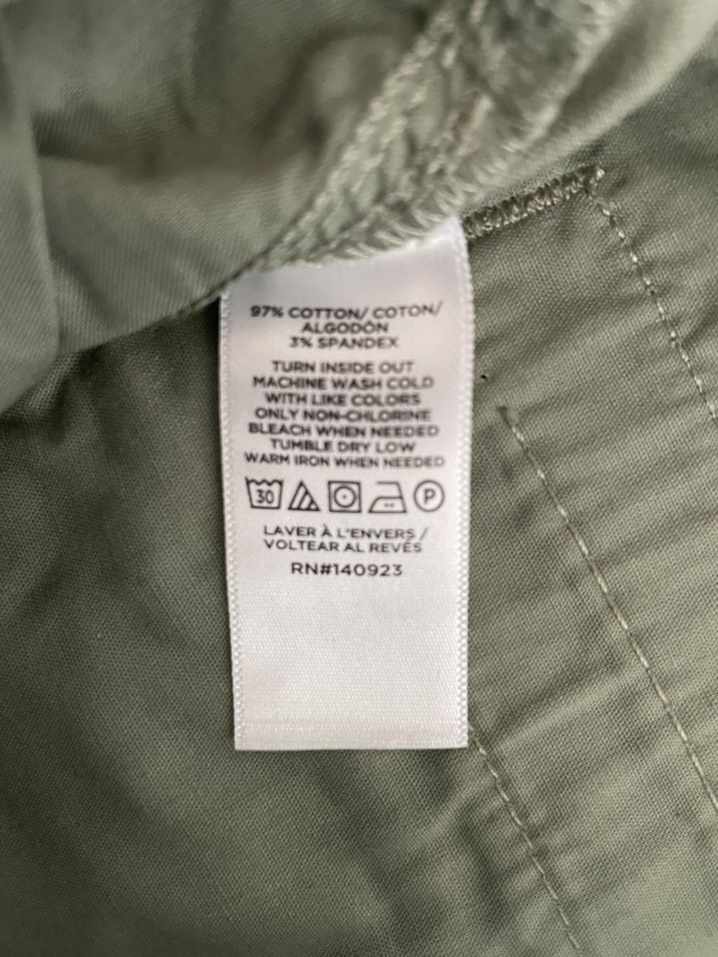 Hosen: pantalon vert, coton, s – Gebraucht aus Lausanne von mg_e 6