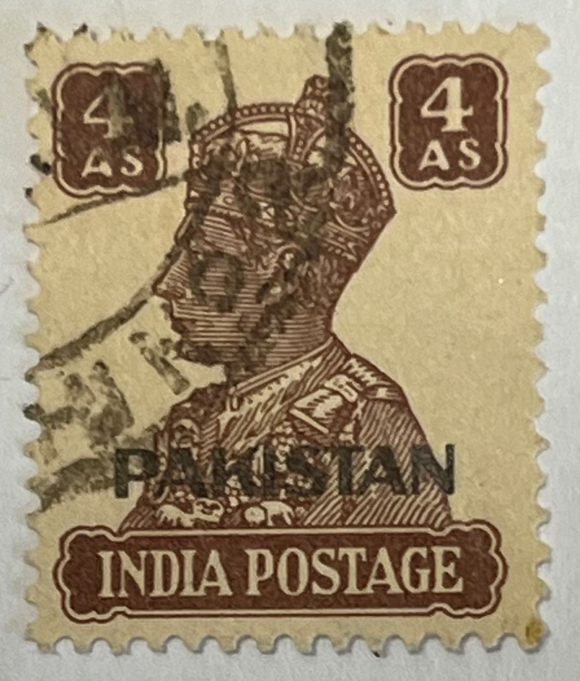 Tutti i francobolli: 4AS -  King George VI - Pakistan – Usato da Dietikon venduto da Numis8953