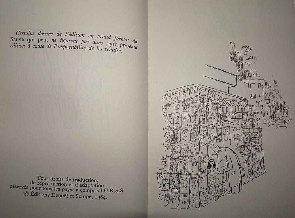 Bücher: Sauve qui peut - Sempé – Gebraucht aus Châtelaine von Gio54321 1