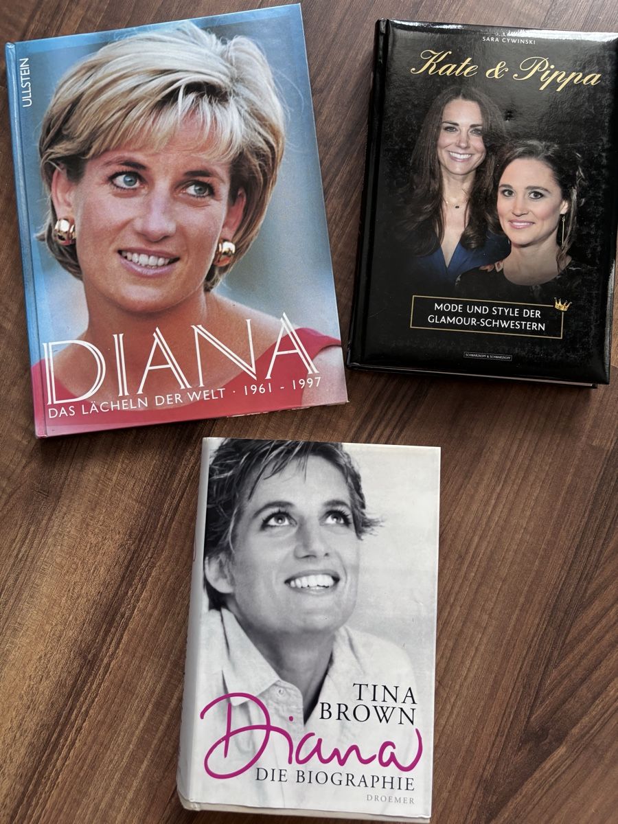 Libri: 3 Bücher über Diana – Usato da Täsch venduto da Dmoosi