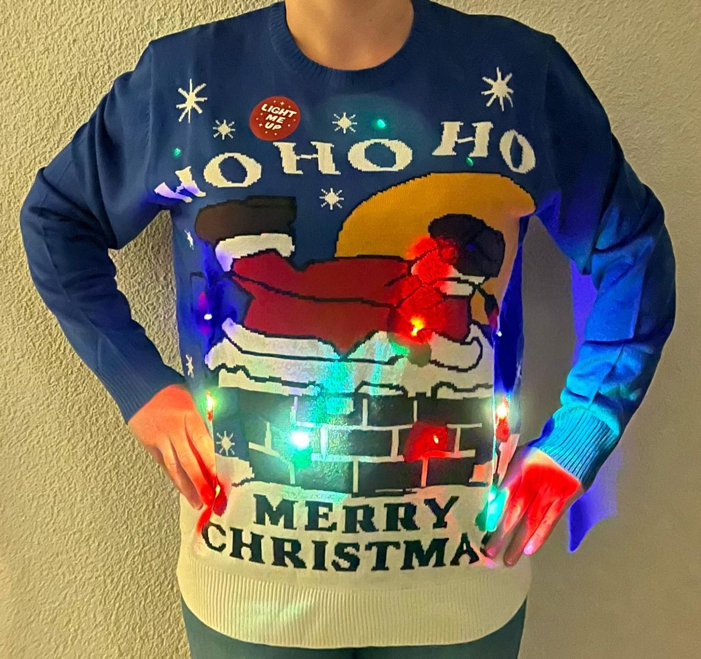 Pullover & Sweatshirts: Weihnachtspullover mit LED's  **NEU**  Top Qualität Grösse L – Neu und originalverpackt aus Rebstein von Ajs_Toy_Palast_1 2
