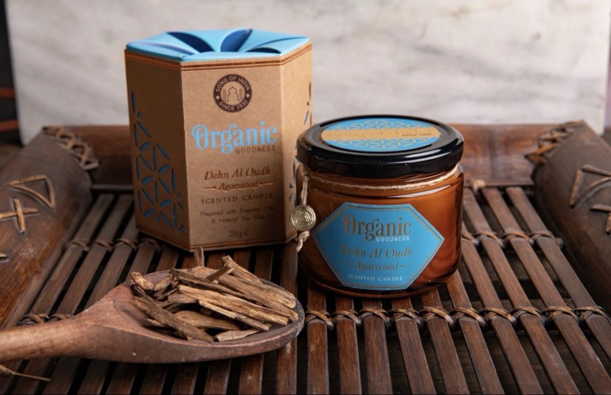 Candele: Sojawachskerze - Agarholz – Nuovo e nell'imballaggio originale da Widnau venduto da Lilana 2