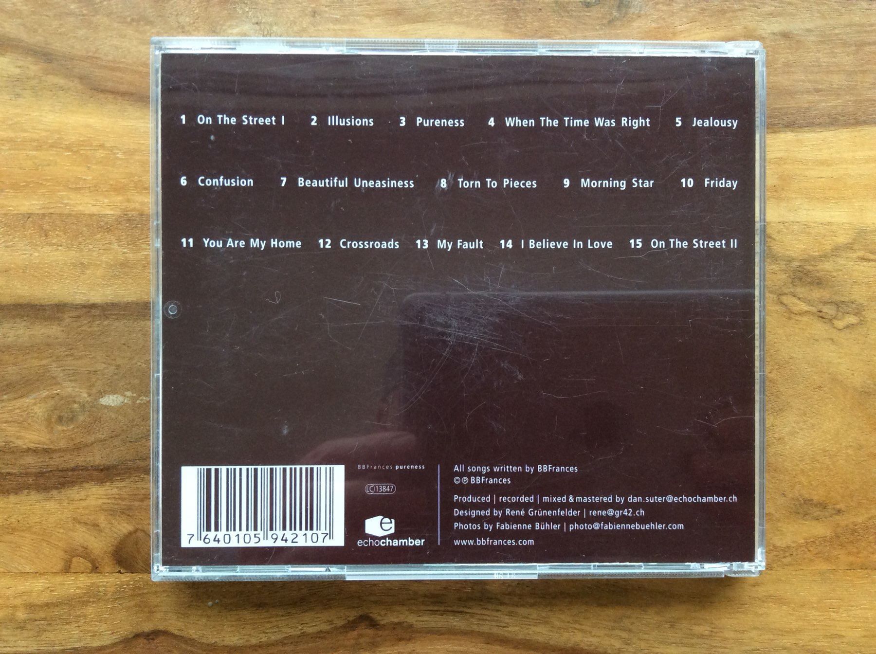CD: BB Frances - Pureness (signiert) – Usato da Horgen venduto da flyingpenguin2000 2