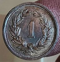 SCHWEIZ 1 RAPPEN 1920 -VORZ. *RAR*