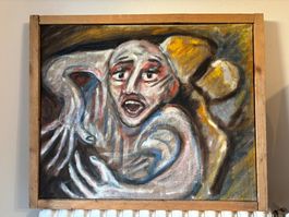 Phänomenales Acrylgemälde signiert vom Schweizer Mahler