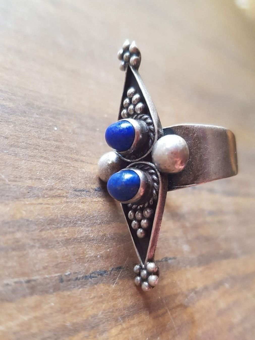 Anelli: Silberring 925er Silber Lapislazuli – Usato da Mörschwil venduto da wunderkiste44 6