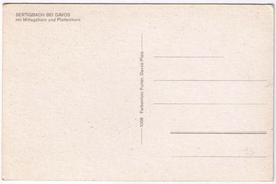Cartoline postali: Davos – Usato da Binningen venduto da Mountainrider 1