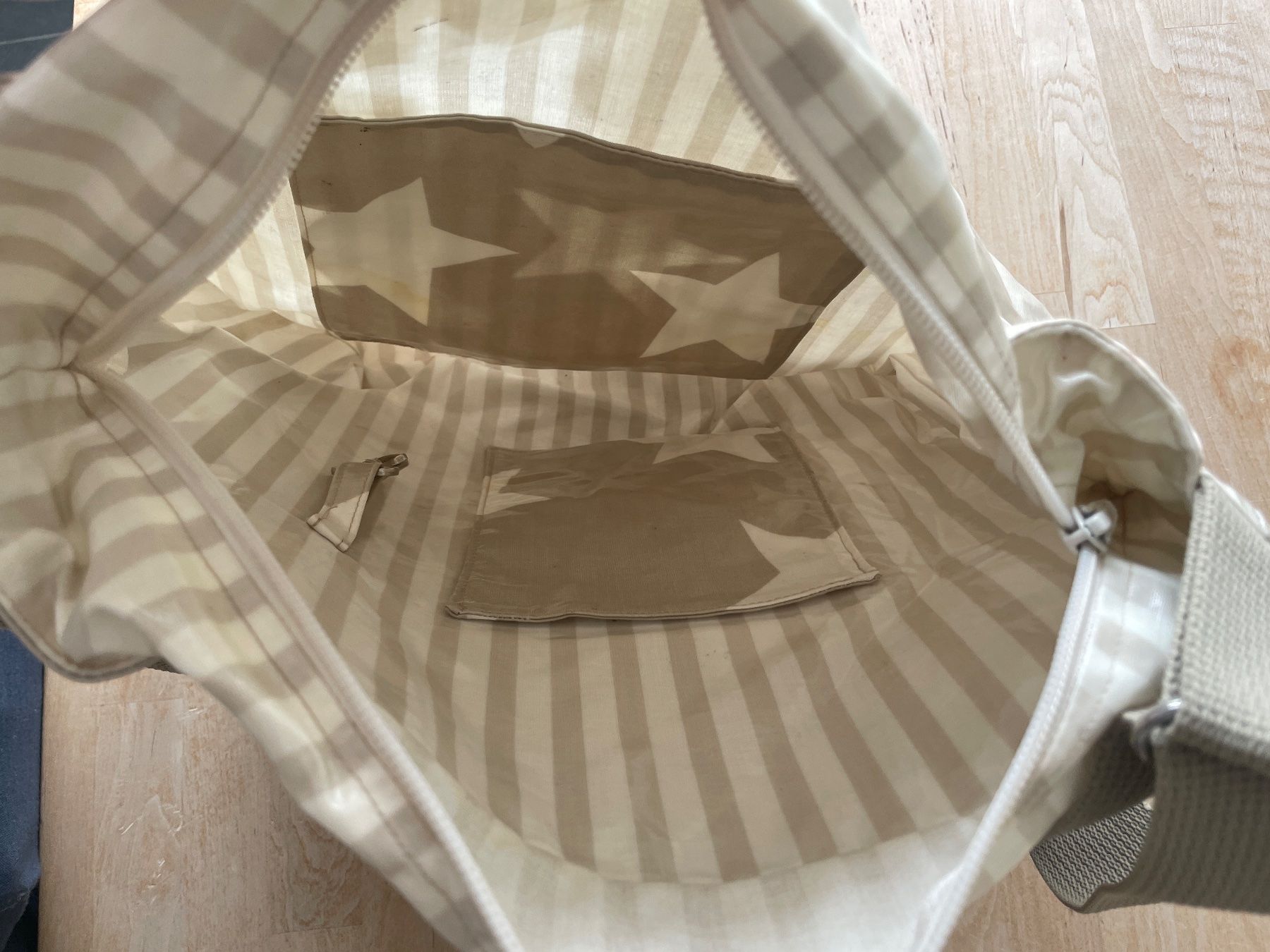 Borse: Tasche beige selbstgenäht (gebraucht) – Usato da Sursee venduto da Schriftgestalter 1