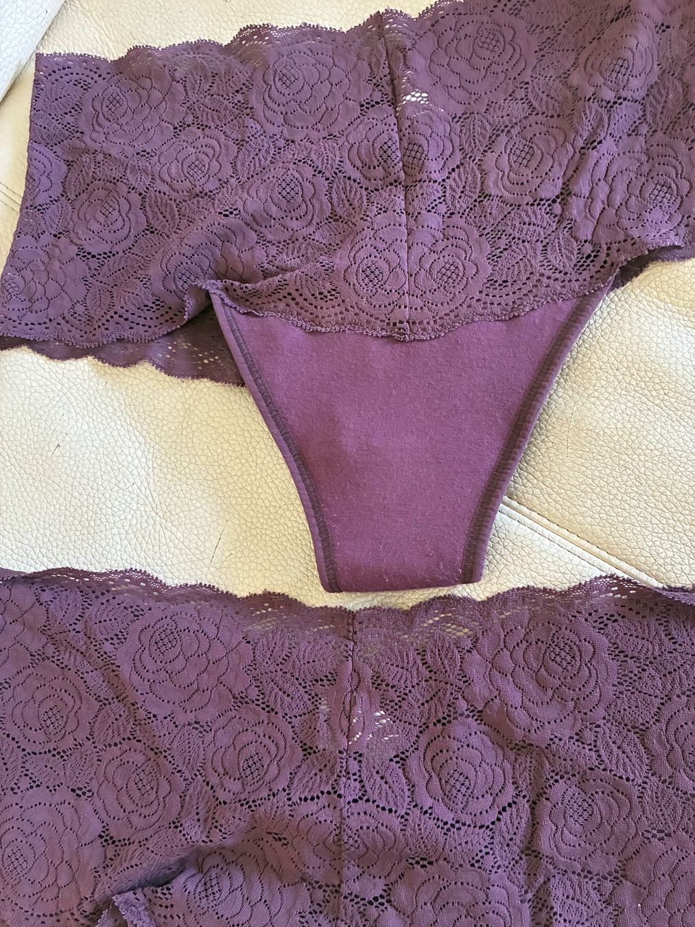 Altra biancheria intima: 2 Menstruations-/Periode Slips mit Spitze v. KORA MIKINO – Usato da Zürich venduto da Upippin 3