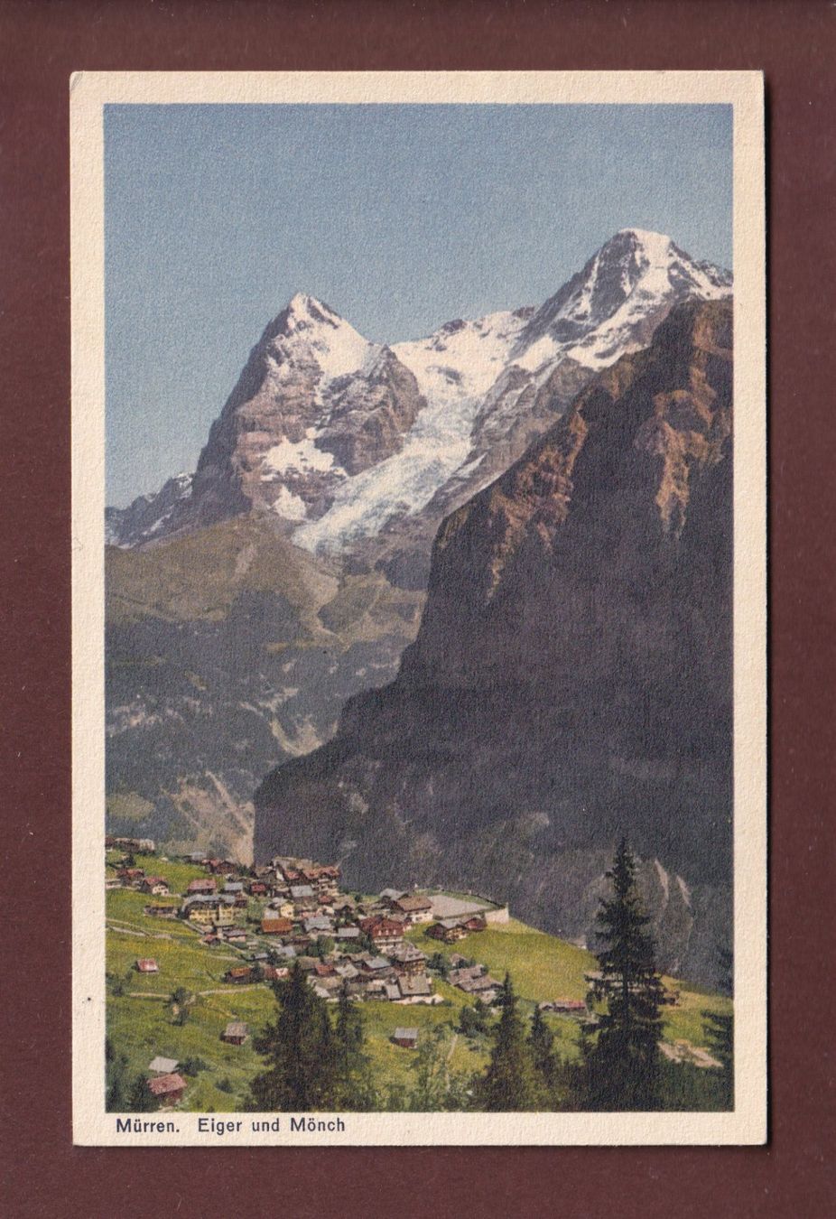 Cartoline postali: MÜRREN - Eiger - Mönch – Usato da Pully venduto da nicecards