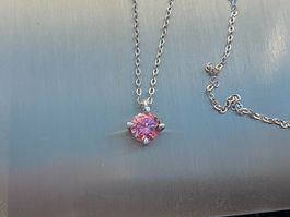 Bezauberndes Collier Halskette Silber 925 45cm mit Anhänger