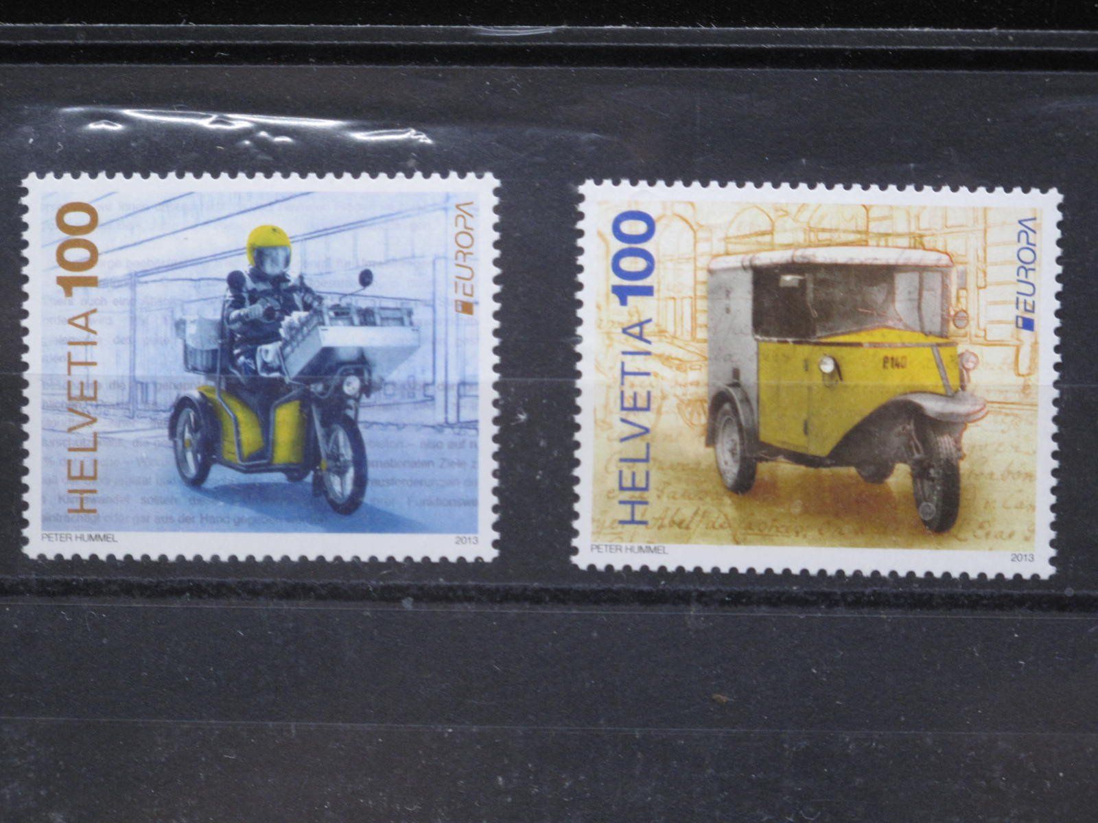 Tutti i francobolli: CH 2013 Postfahrzeuge  ** – Usato da Wil SG venduto da fva01