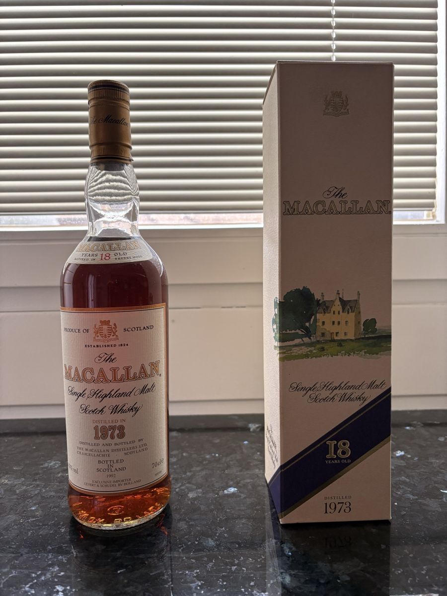 Macallan Spiritueux: Macallen Sherry 18 Years Jg. 1973 – Neuf avec emballage d'origine à Burgdorf par Hobby31
