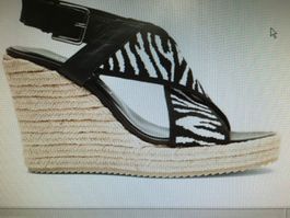 Marc Cain Wedges mit Muster  Gr 38