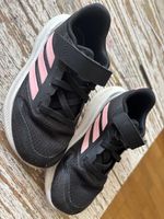 Baskets Adidas enfant noires/roses T. 28 occasion