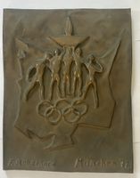 Plakette- Olympia 1972 - Olympiade 1972 München F.Aeberhard