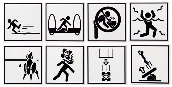 Untersetzer: Portal 2 - Coaster Set – Gebraucht aus Moudon von CollectorGeek 1