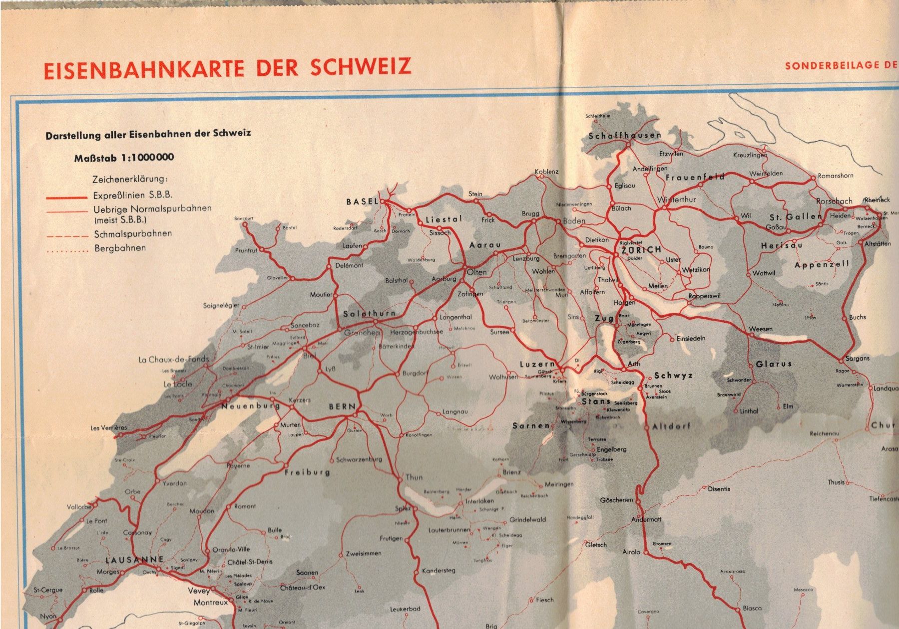 Landkarten & Atlanten: 3 Landkarten Strassenkarten Reliefkarten Eisenbahnkarten – Gebraucht aus Widnau von Seppl480 2