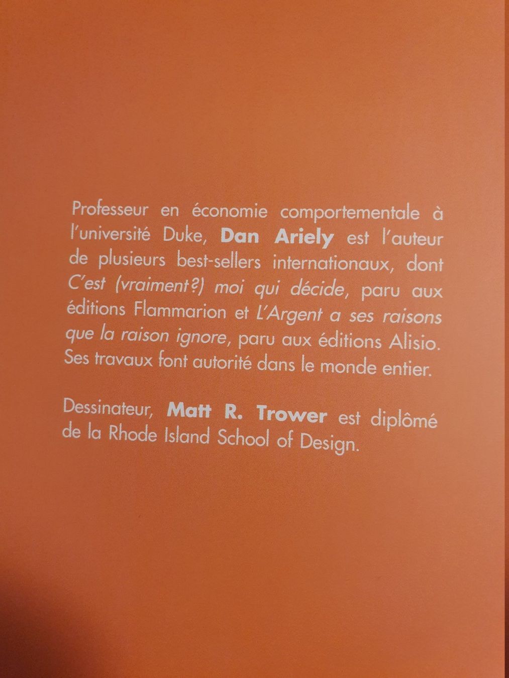 Libri: Décider, cest pas Sorcirer Dan Ariely Alisio – Usato da Zürich venduto da loosebone 1