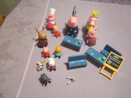 Peppa Pig Figuren Set mit Zubehör Schule