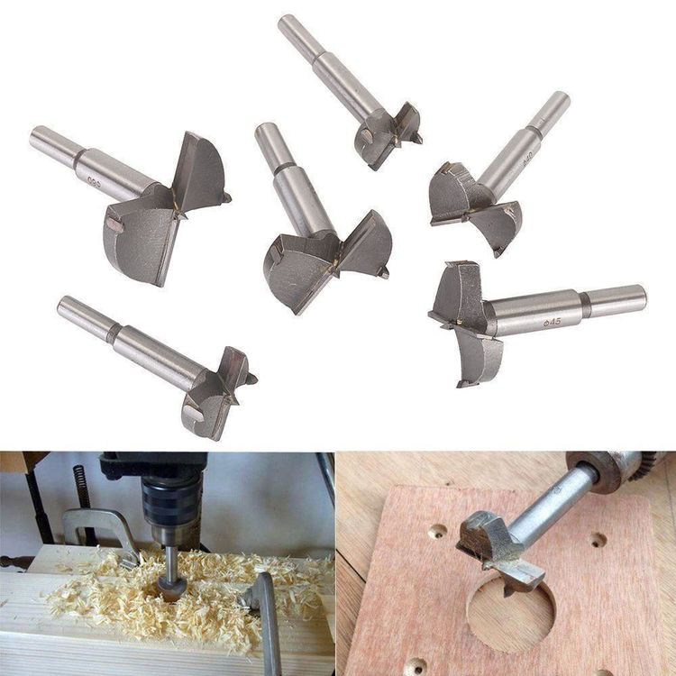STIER Forstnerbohrer 82 Mm – Für Holz, Kork, MDF, Mit Selbstzuführender Spitze & Schnellem Spanabtrag