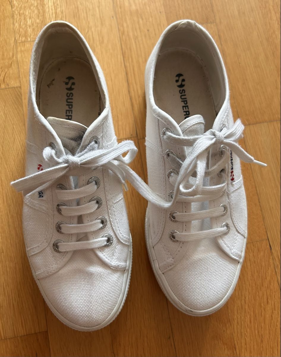 Superga Damenschuhe: Superga Sneaker, weiss, Grösse 38 – Gebraucht aus Basel von MyAn