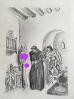 🟡antike Lithographie um 1920 mit EROTIK Nackt Akt EROTICA