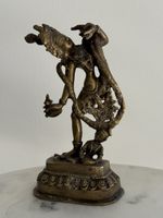 Antike buddhistische Bronze Dakini / Vajrayogini – ca. 19 cm