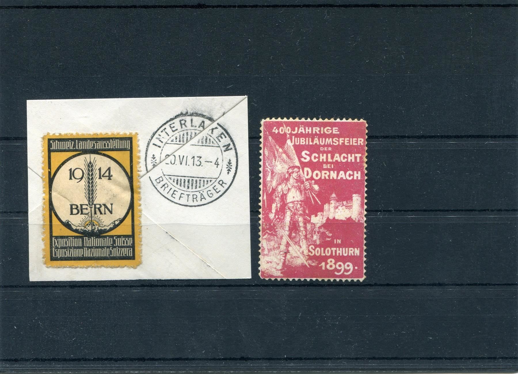 Vignette autostradali: 2 Vignetten von 1899 und 1914 – Usato da Winterthur venduto da Kyoung