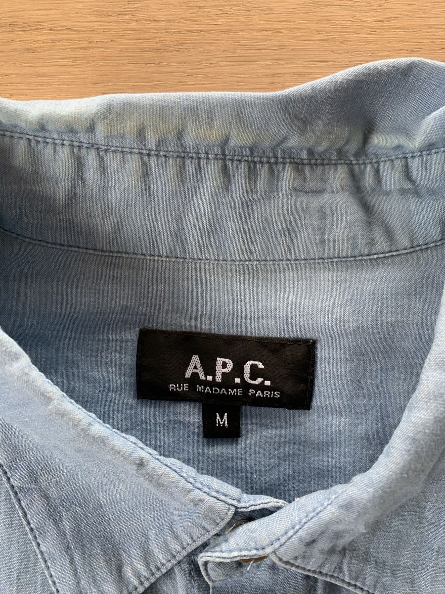 Apc Camicie: A.P.C. Hemd | leichter Cotton | Hellblau | Grösse L – Nuovo (secondo la descrizione) da Zürich venduto da JONLO 2