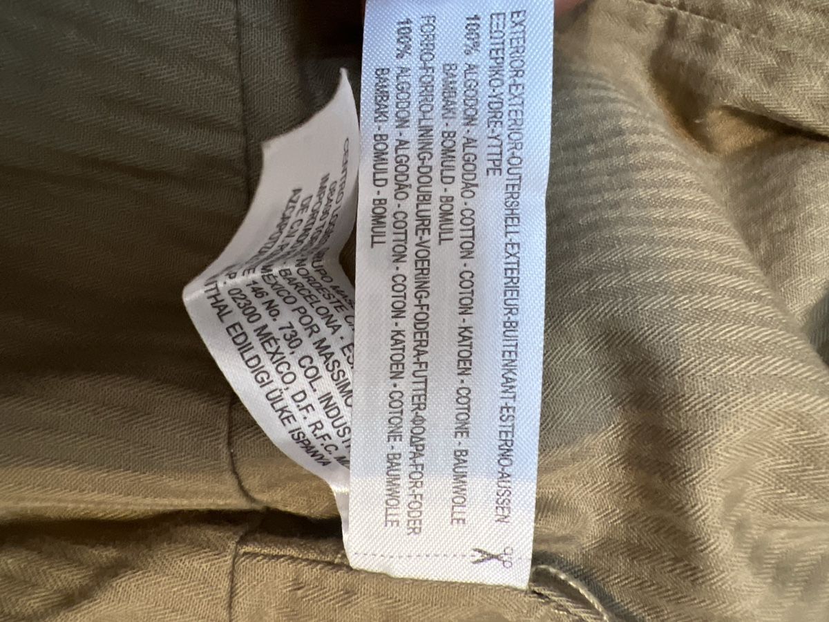 Massimo Dutti Giacche: Massimo Dutti Übergangsjacke Khaki, Gr. 36 – Usato da Bütschwil venduto da whales444 4