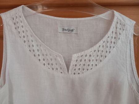 Leinen Bluse Shirt, 100% Leinen, M