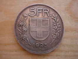 (C1) 5 Franken 1925 VZ-
