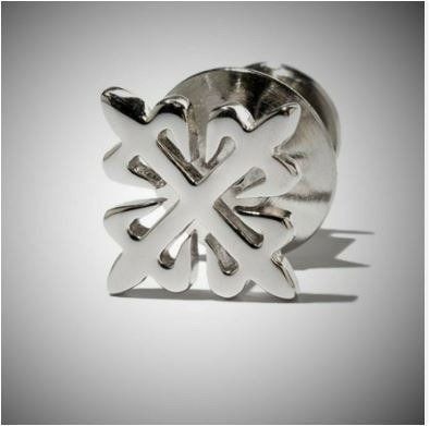 Patek Philippe Cravatte: Original Patek Philippe Krawatte und Anstecker Silber – Usato da Bruettisellen venduto da Collector_Store 7