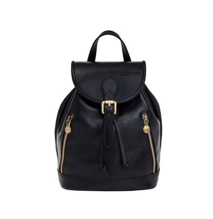 Sac à dos Toscana, cuir noir, neuf, VN 179 €